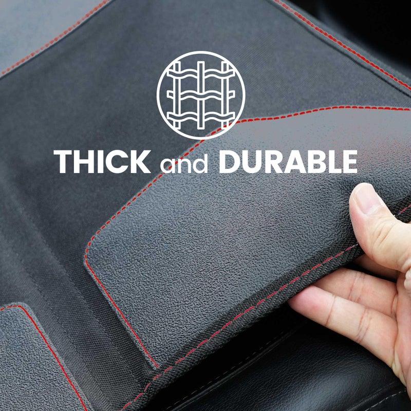 PIDO Car Seat Protector for Child Car Seat, Auto Seat Cover for Carseat Protection with Thick Padding, Waterproof Fabric and Non-Slip Base â€“ Universal Fit for Leather and Fabric Upholstery - Image 4